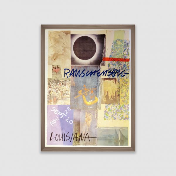 Robert Rauschenberg vintage plakat fra Louisiana