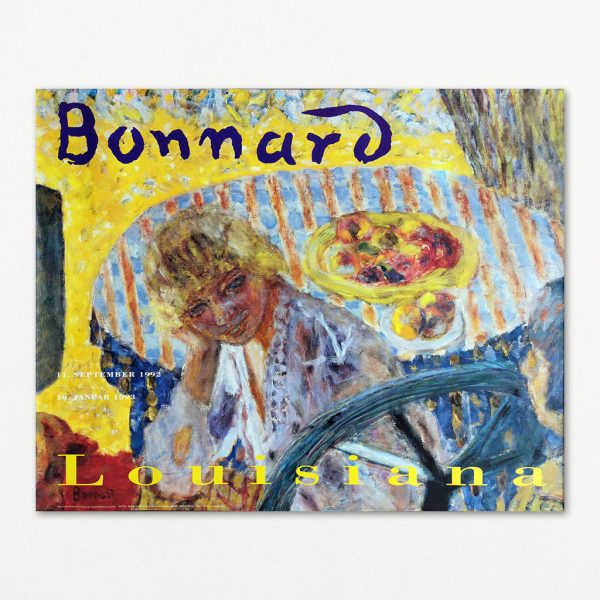 Pierre Bonnard, Unge kvinder i haven, original Louisiana plakat 1992.