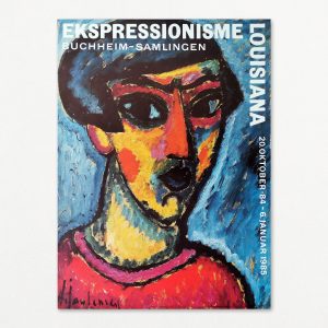 Ekspressionisme fra Buchheim-Samlingen. Original plakat fra udstilling på Louisiana 1984