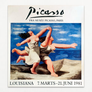 Original plakat fra udstilling på Louisiana med Pablo Picasso i 1981