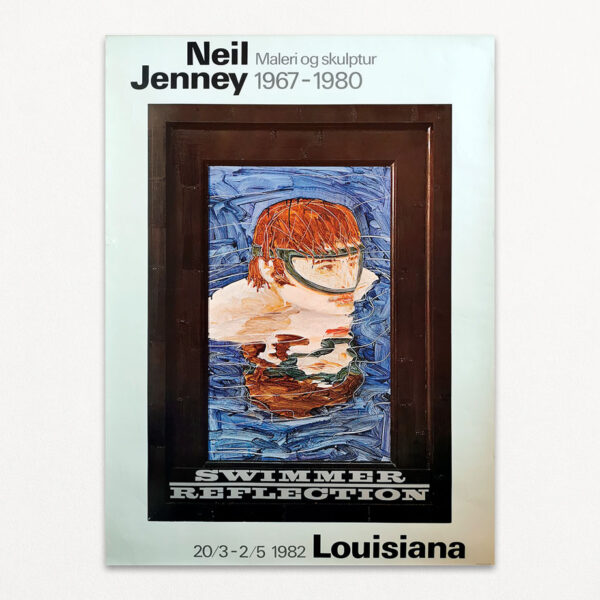 Plakat fra udstilling på Louisiana med Neil Jenney