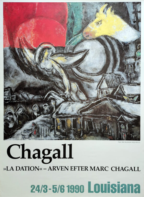 Marc Chagall - Påske - Louisiana 1990 (62x85 cm) - Billede 2