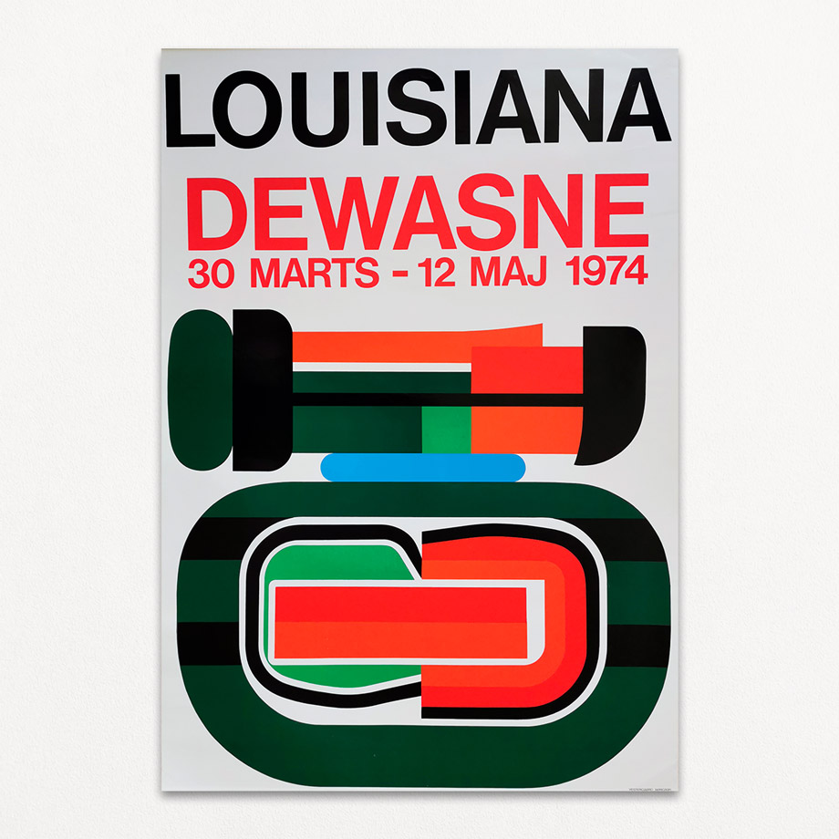 Dewasne: Aurora (detalje), 1973. Original plakat fra udstilling på Louisiana 1974.