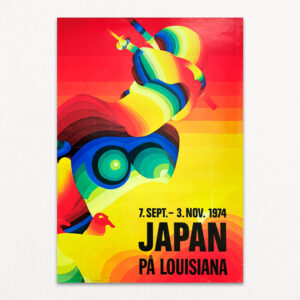 Ay-O: Rainbow Hokusai (detalje), 1970. Original plakat fra udstillingen Japan på Louisiana, 1974.
