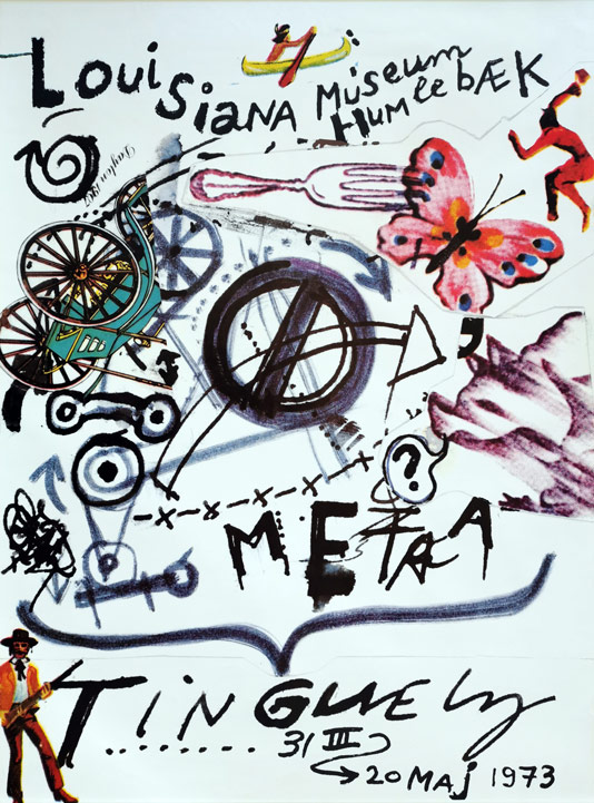 Jean Tinguely - Louisiana 1973 (62x85 cm) - Billede 2