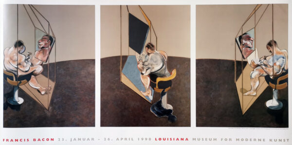 Francis Bacon - Three Studies of the Male Back - Louisiana 1998 (50x100 cm) - Billede 5