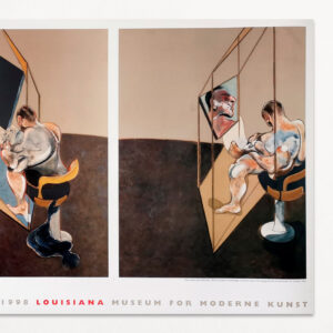 Francis Bacon: Three Studies of the Male Back (1970). Original udstillingsplakat fra Louisiana 1998.